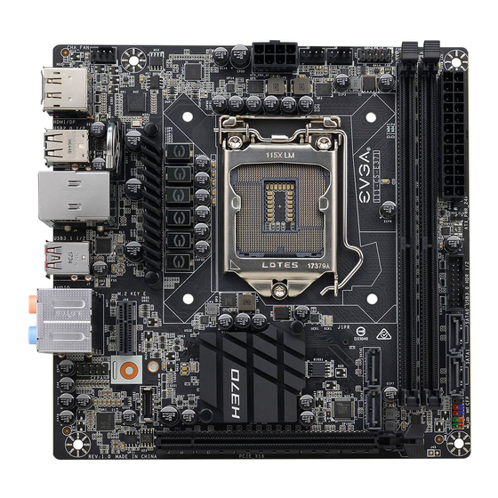 EVGA H370 Stinger User Manual