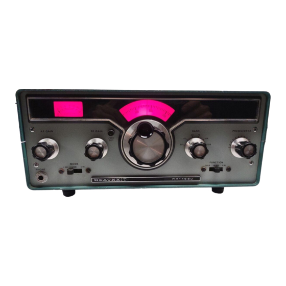 Heathkit HR-1680 Manual