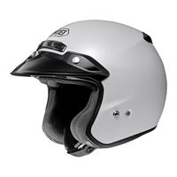 SHOEI RJ Platinum-R Instructions For Use Manual