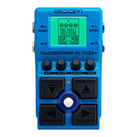 Zoom MS-70CDR+ Manual