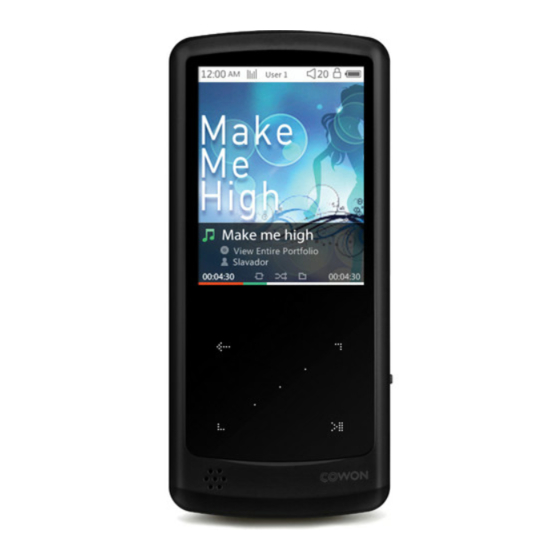 Cowon iAudio 9 User Manual