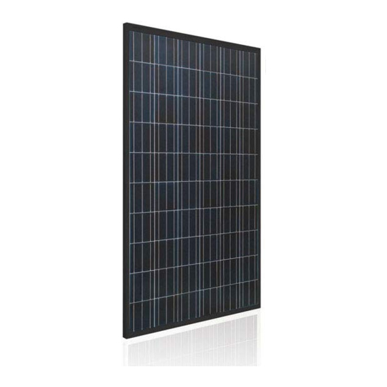 Panasonic Photovoltaic Module HIT VBHN245SJ25 Manuals