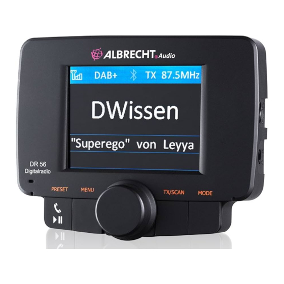 Albrecht DR 56 Installation Manual