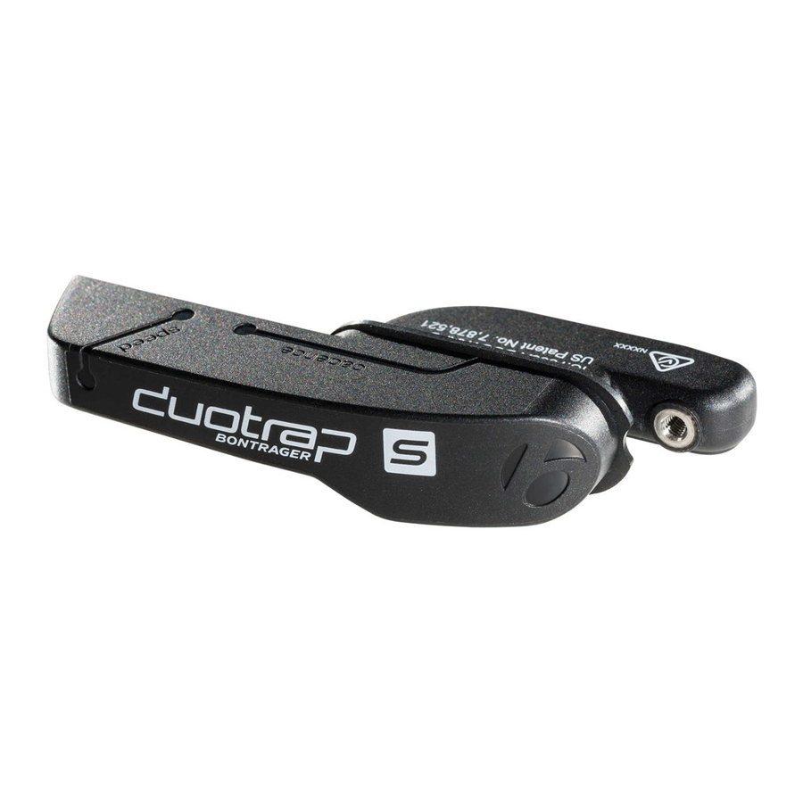 Bontrager Duotrap S Manual