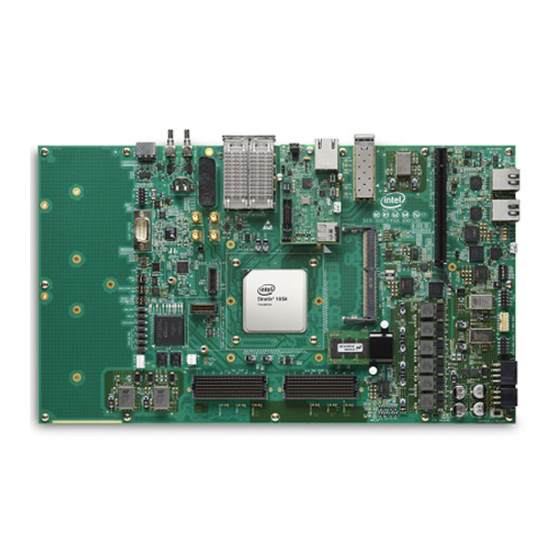 Intel Stratix 10 SoC Quick Start Manual