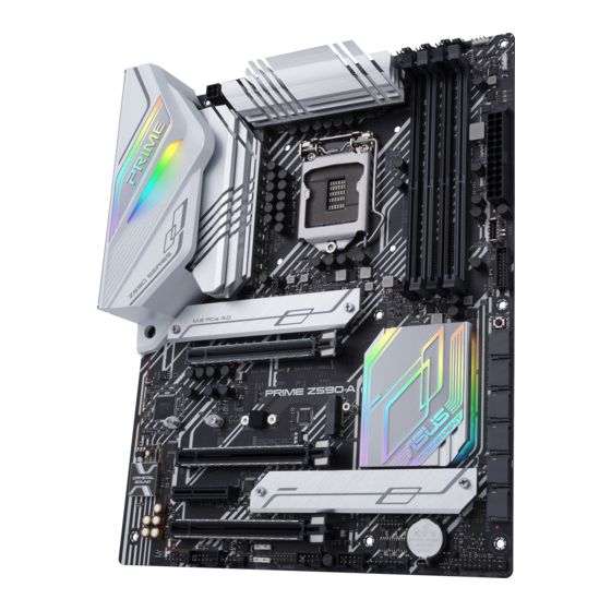 Asus ROG STRIX Z590-A GAMING
Series Instructions Manual