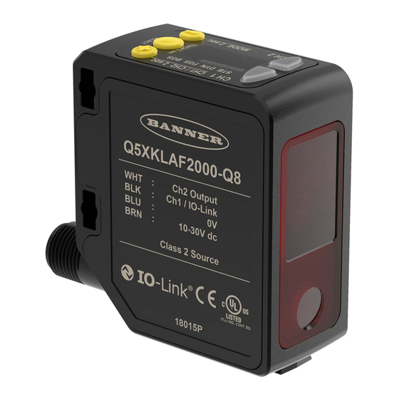 BANNER Q5X SERIES INSTRUCTION MANUAL Pdf Download ManualsLib