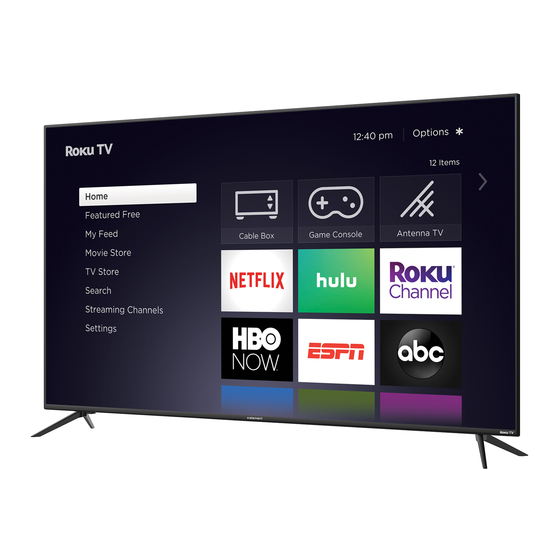 ELEMENT ROKU TV E4SW7019RKU QUICK START MANUAL Pdf Download | ManualsLib