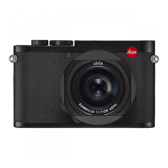 Leica Q2 MONOCHROM Instruction Manual