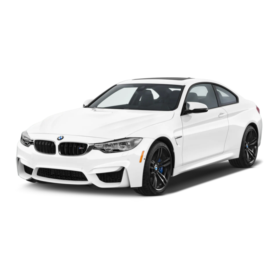 BMW M4 COUPE OWNER'S MANUAL Pdf Download | ManualsLib