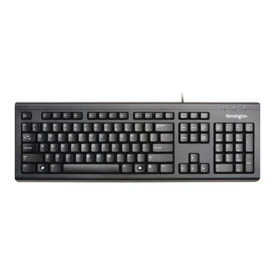 Kensington Keyboard & Mouse for Life Quick Start Manual