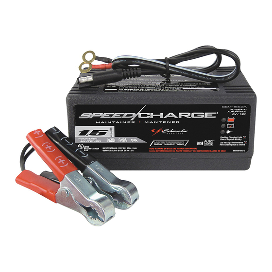 SCHUMACHER ELECTRIC SPEEDCHARGE SEM-1562A BATTERY CHARGER OWNER'S ...