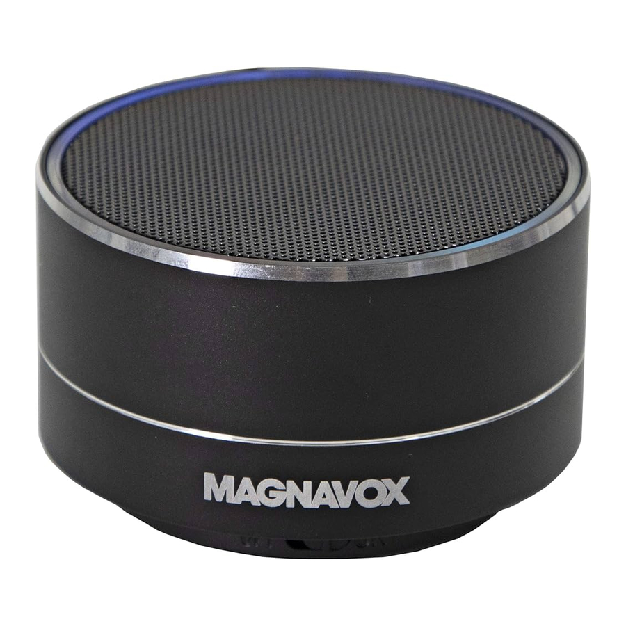 Magnavox MMA3652 Bluetooth Speaker Manuals