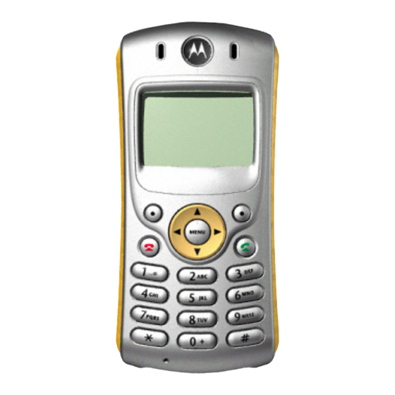 Motorola GSM 900/DCS 1800MHz Manuals