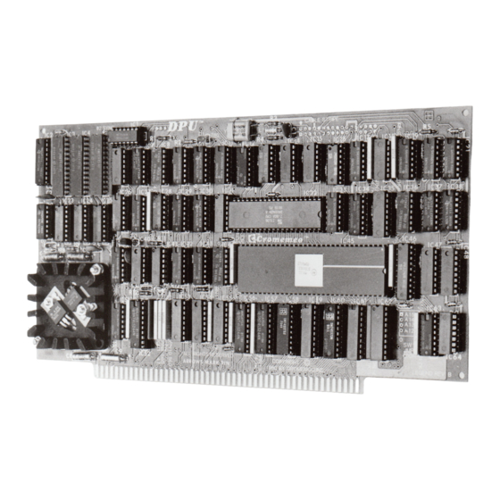 Cromemco 6800 Series Instruction Manual