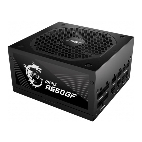 MSI A650GF User Manual