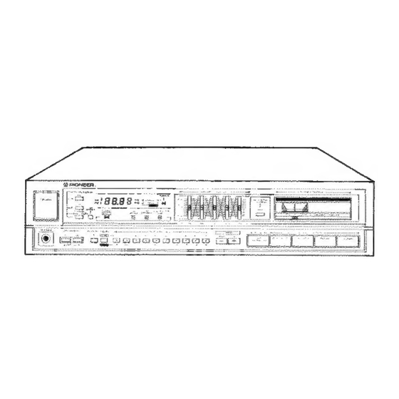 Pioneer SX-1500 Manuals