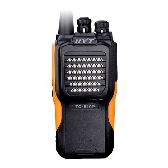 HYT TC-610 Owner's Manual