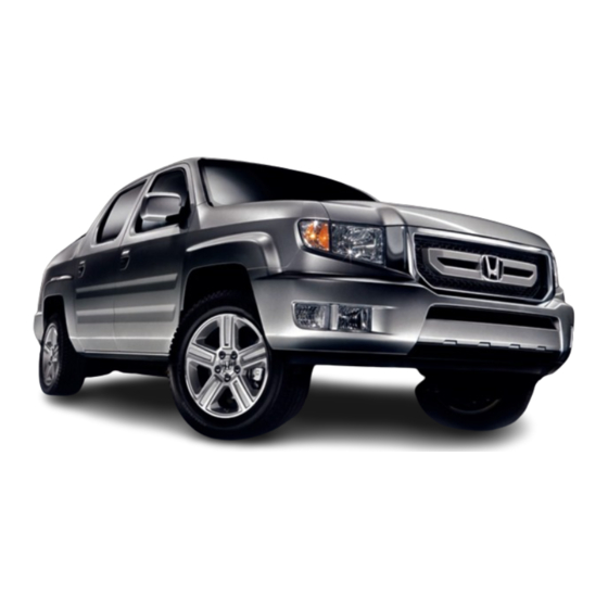 Honda 2011 Ridgeline Technology Reference Manual