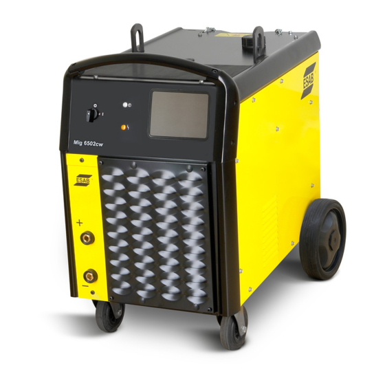 ESAB Mig 4002cw Service Manual
