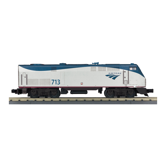 Rail King AMTRAK GENESIS TRAIN SET & PROTO-SOUND Operating Instructions Manual