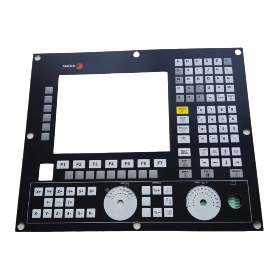 Fagor CNC 8060 Operating Manual