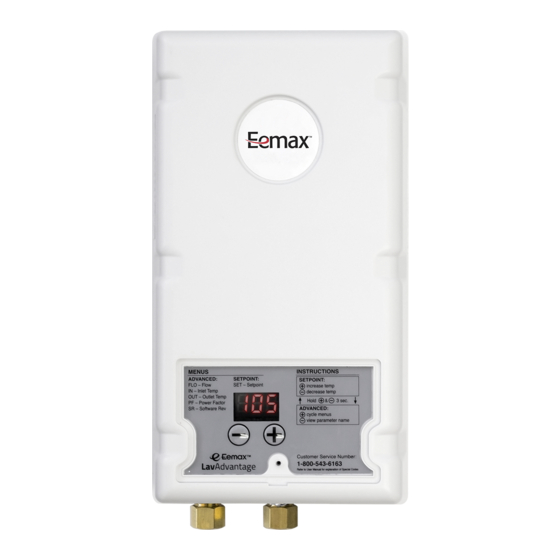 EemaX LavAdvantage SPEX1812T Installation Manual And Owner's Manual