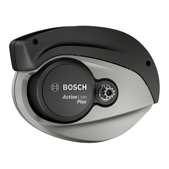 Bosch Active Plus Quick Start Manual