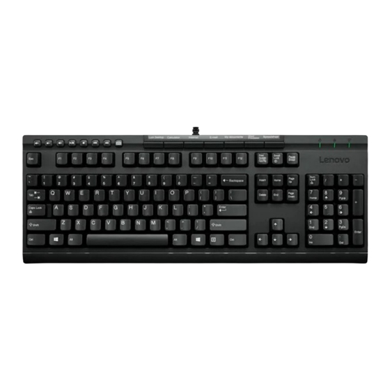 LENOVO ENHANCED PERFORMANCE USB KEYBOARD GEN II USER MANUAL Pdf ...