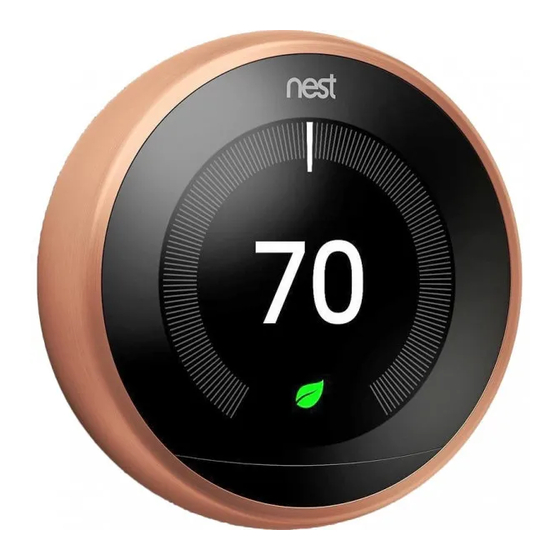 GOOGLE NEST THERMOSTAT TROUBLESHOOTING STEPS Pdf Download ManualsLib