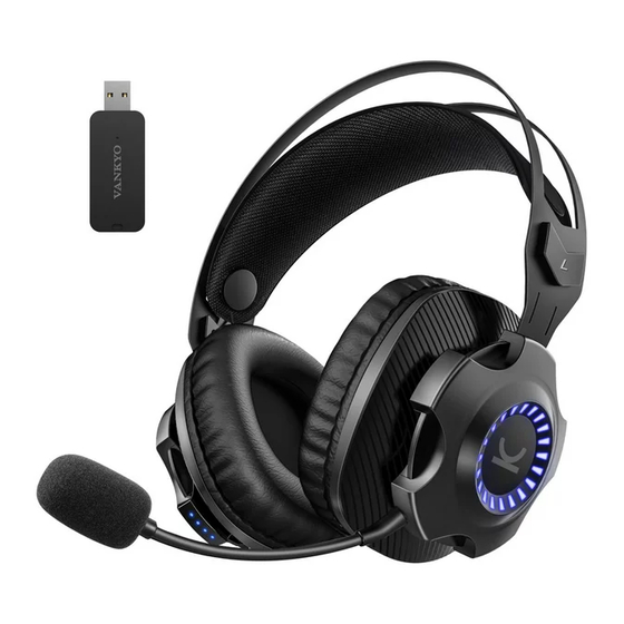 Vankyo wireless gaming top headset captain 100