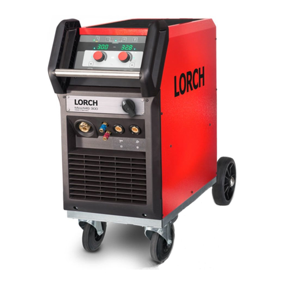LORCH MicorMIG Series Service Manual