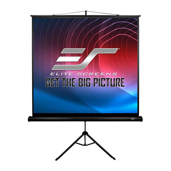 ELITE SCREENS TRIPOD B SERIES USER MANUAL Pdf Download ManualsLib