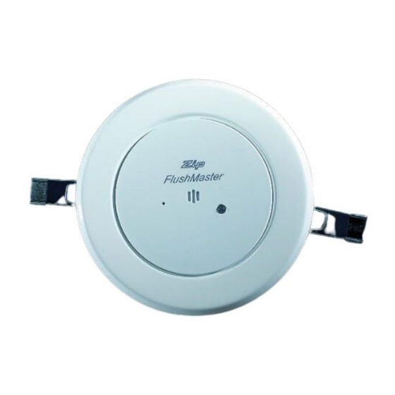 ZIP FLUSHMASTER PEARL INSTALLATION & MAINTENANCE INSTRUCTIONS MANUAL