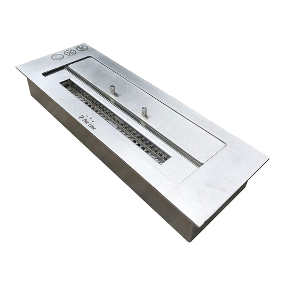 BIO CHIMENEA PUR LINE F9645 INSTALLATION INSTRUCTIONS MANUAL Pdf