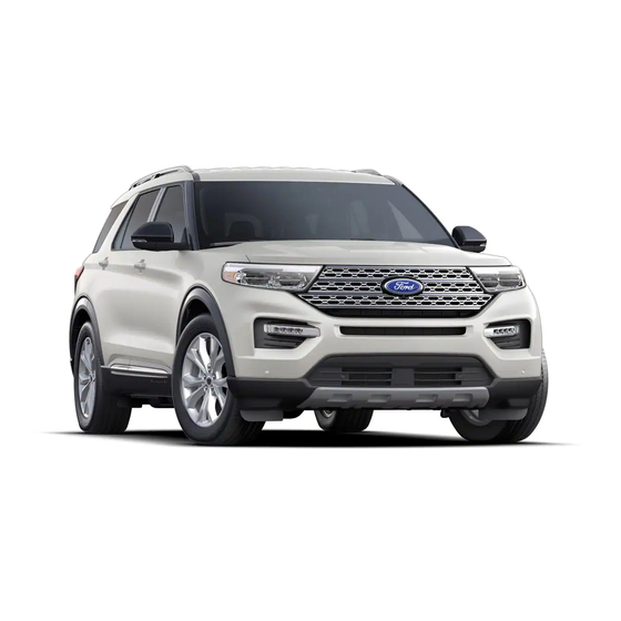 FORD EXPLORER 2020 EMERGENCY RESPONSE MANUAL Pdf Download | ManualsLib