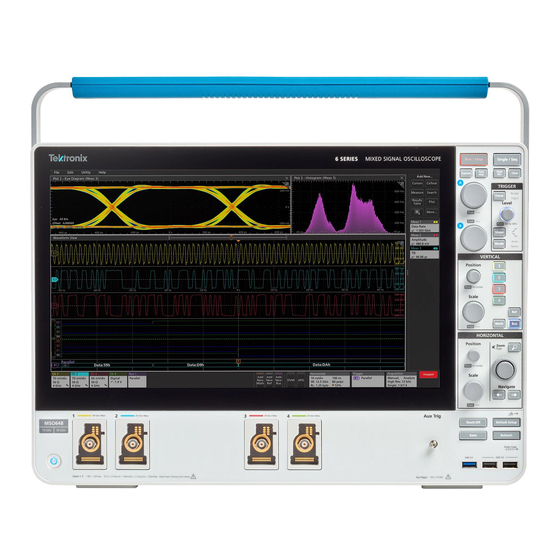 TEKTRONIX B MSO 6 SERIES MANUAL Pdf Download | ManualsLib