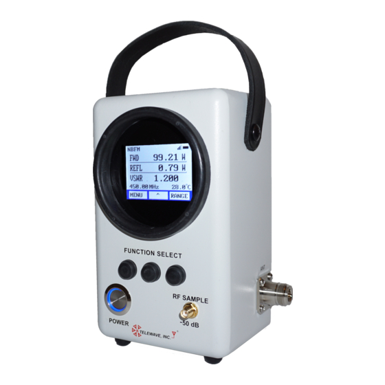 TELEWAVE 44D User Manual