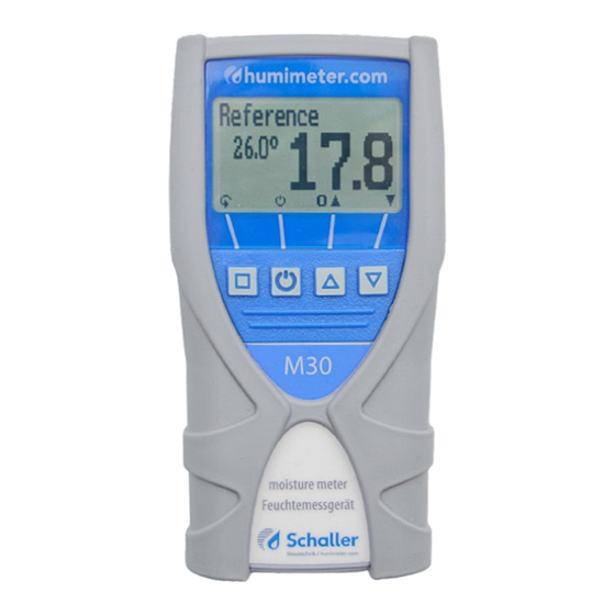 Schaller Messtechnik humimeter M30 Operating Manual