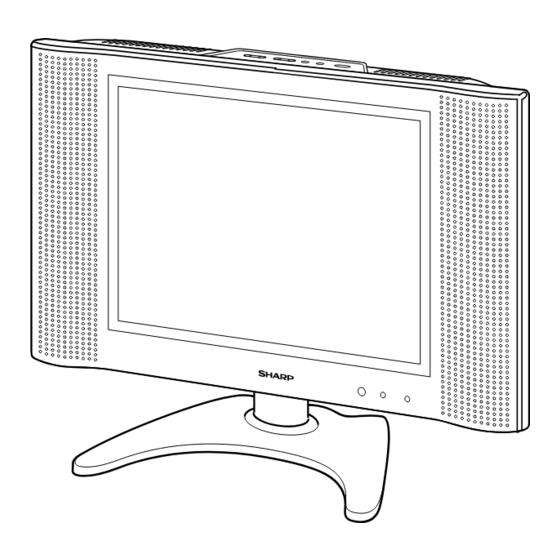 Sharp LC-20B4US Flat-Panel LCD TV Manuals