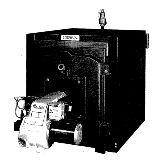 Crown Boiler FW-4 Hot Water Oil Manuals