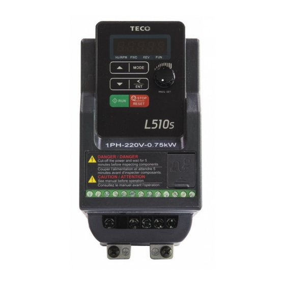 TECO L510s Quick Start Manual