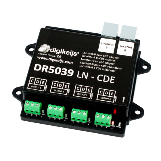 Digikeijs DR5039 Manual