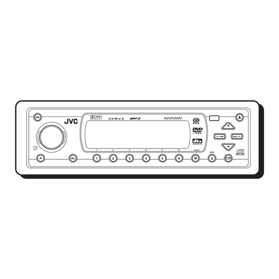 JVC KD-DV5000 Installation & Connection Manual