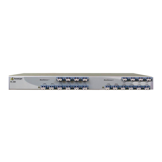 PACKETLIGHT NETWORKS PL-300 INSTALLATION AND CONFIGURATION MANUAL Pdf Sns-Brigh10