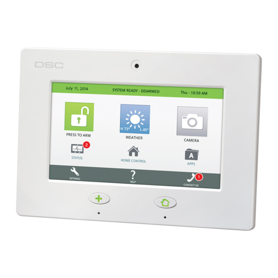 TYCO DSG TOUCH SCW9067 MANUAL Pdf Download ManualsLib