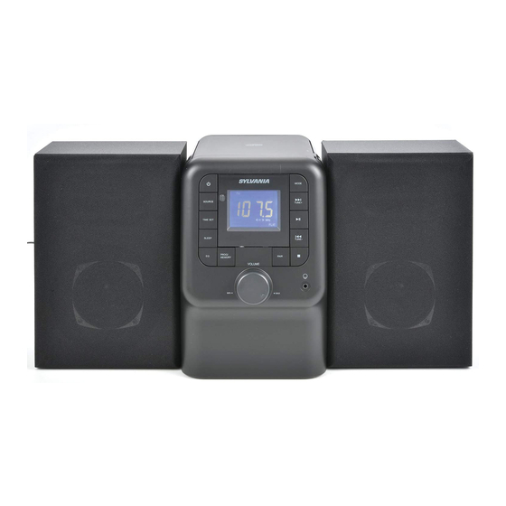 SYLVANIA SRCD2732BT INSTRUCTION MANUAL Pdf Download ManualsLib