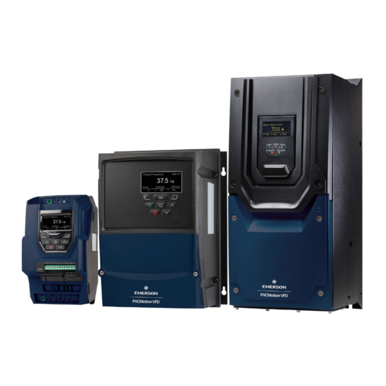 Emerson PACMotion VFD Series User Manual