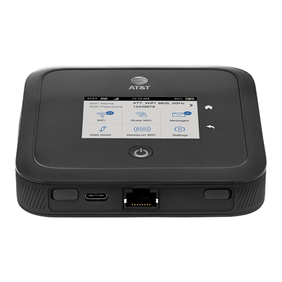 AT&T NIGHTHAWK MR5100 LET'S GET STARTED Pdf Download | ManualsLib