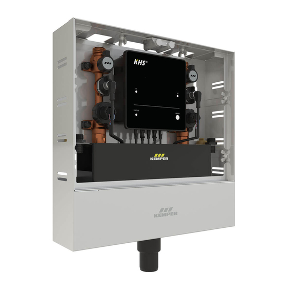 KEMPER KHS PRO INSTALLATION AND OPERATING INSTRUCTIONS MANUAL Pdf